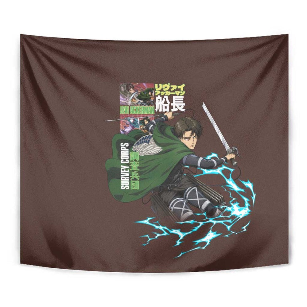 Levi Ackerman V3 Attack on Titan Tumbler With Handle Anime Style TS04 Levi Ackerman V3 Attack on Titan Tumbler With Handle Anime Style TS04