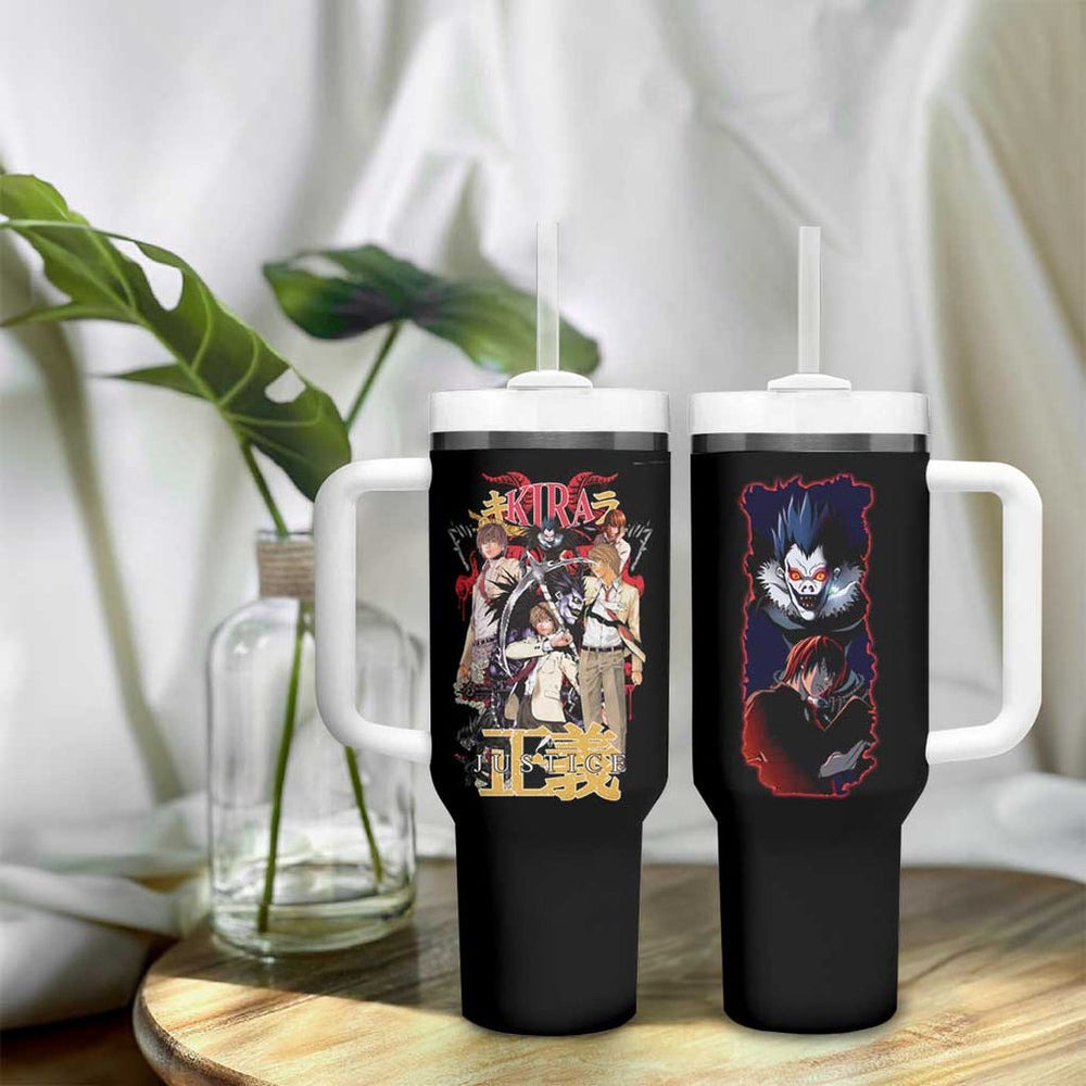 Light Yagami V2 Death Note Tumbler With Handle Japan Anime Style TS04 Light Yagami V2 Death Note Tumbler With Handle Japan Anime Style TS04