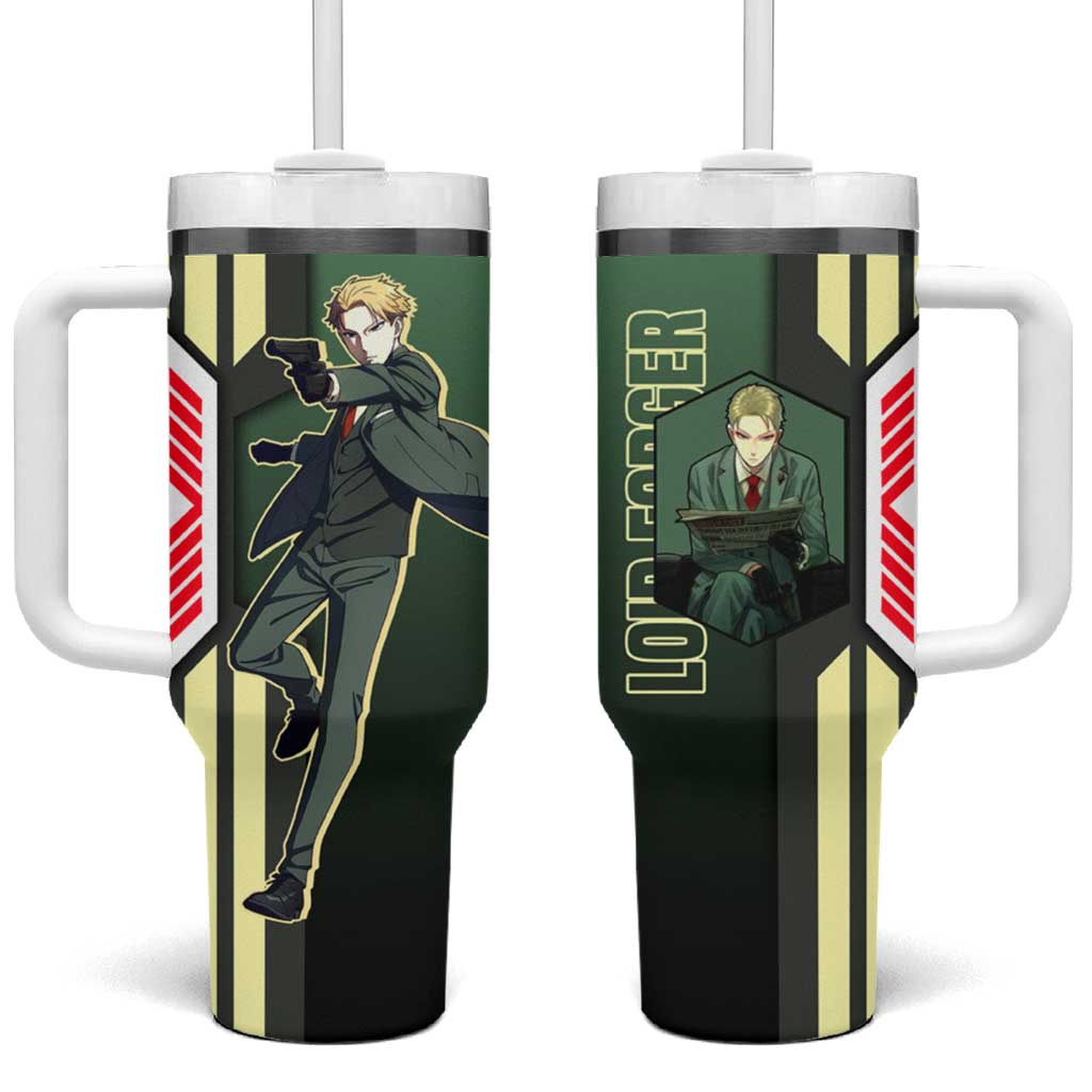 Loid Forger from Spy x Family Tumbler With Handle with Cool Posing and Character Design TS04