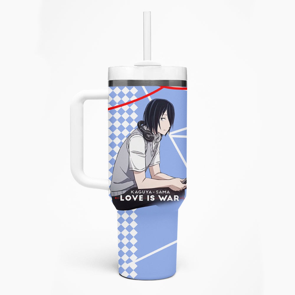 Love Is War Yuu Ishigami - Kaguya-sama Tumbler With Handle TS04 Love Is War Yuu Ishigami - Kaguya-sama Tumbler With Handle TS04