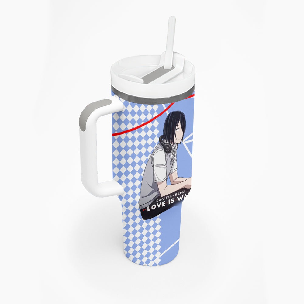 Love Is War Yuu Ishigami - Kaguya-sama Tumbler With Handle TS04 Love Is War Yuu Ishigami - Kaguya-sama Tumbler With Handle TS04