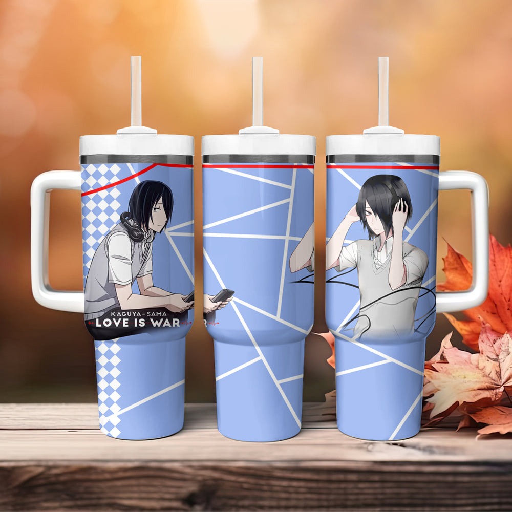 Love Is War Yuu Ishigami - Kaguya-sama Tumbler With Handle TS04 Love Is War Yuu Ishigami - Kaguya-sama Tumbler With Handle TS04