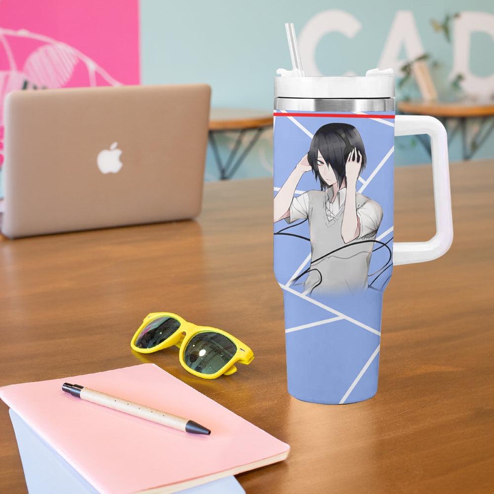 Love Is War Yuu Ishigami - Kaguya-sama Tumbler With Handle TS04 Love Is War Yuu Ishigami - Kaguya-sama Tumbler With Handle TS04