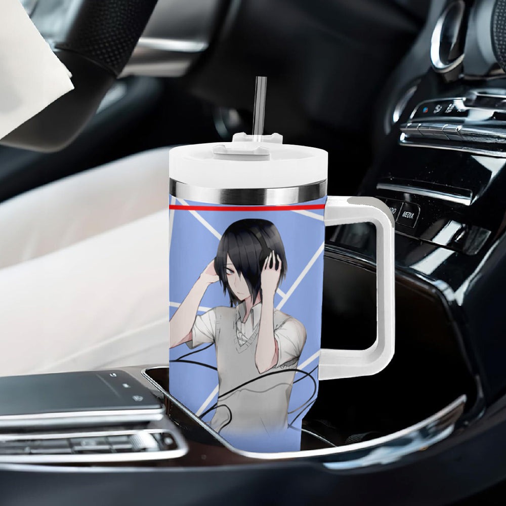 Love Is War Yuu Ishigami - Kaguya-sama Tumbler With Handle TS04 Love Is War Yuu Ishigami - Kaguya-sama Tumbler With Handle TS04