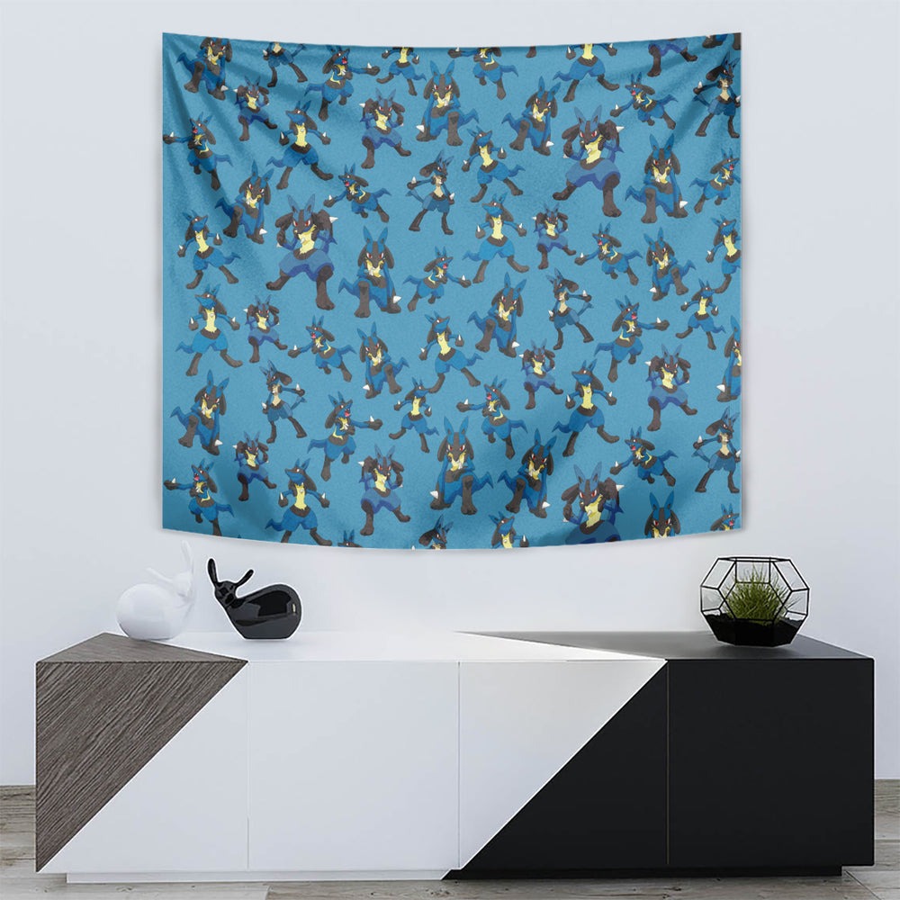Lucario Pattern Style Tapestry TS04 Lucario Pattern Style Tapestry TS04