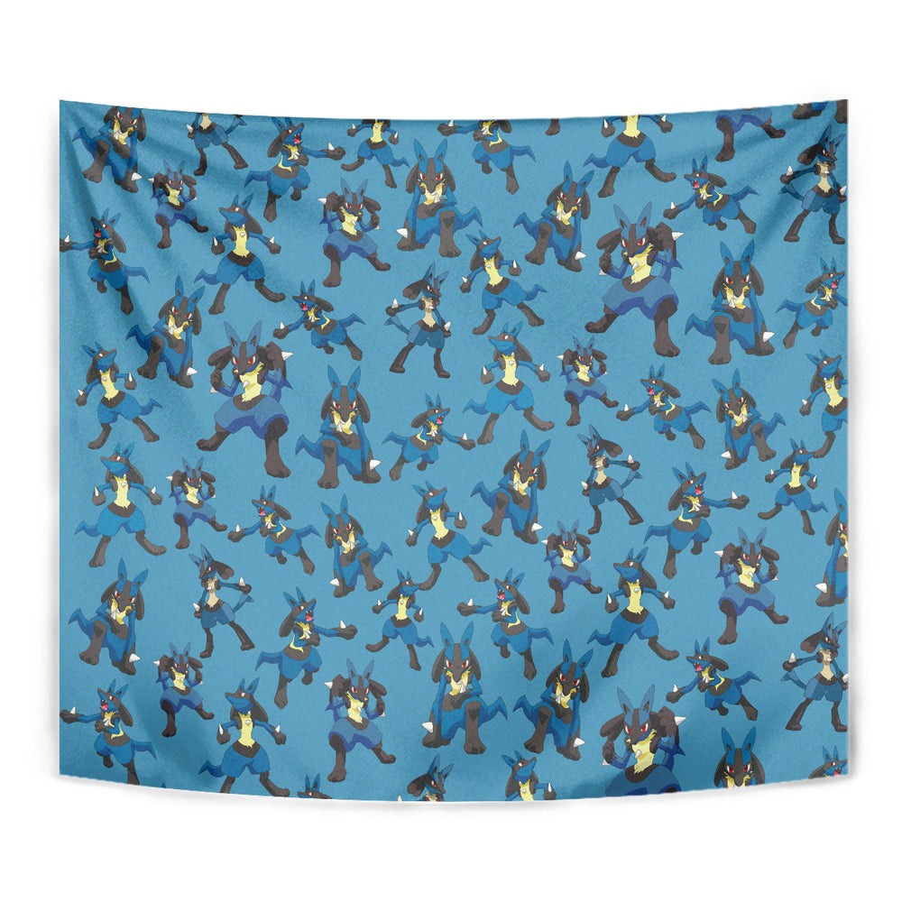 Lucario Pattern Style Tapestry TS04 Lucario Pattern Style Tapestry TS04