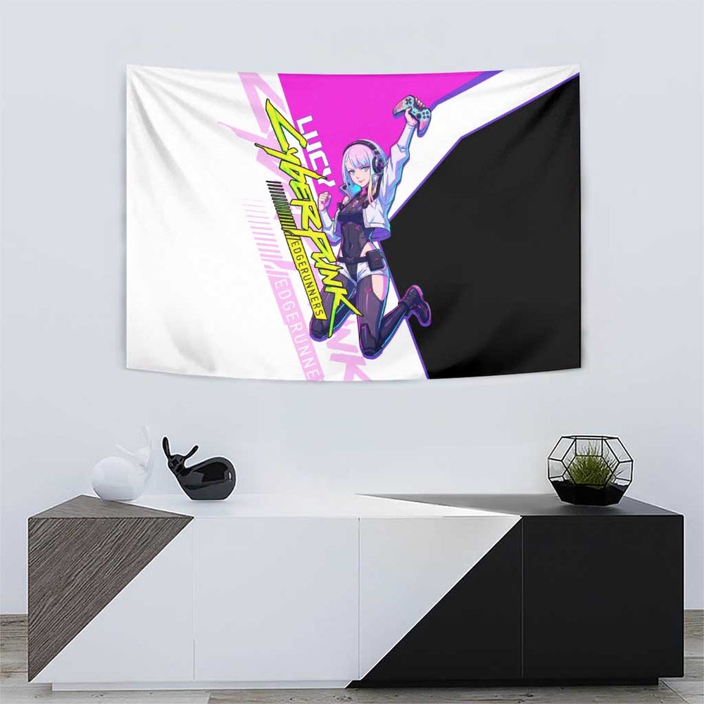 Lucy - Cyberpunk Edgerunners Tumbler With Handle Anime Style TS04 Lucy - Cyberpunk Edgerunners Tumbler With Handle Anime Style TS04