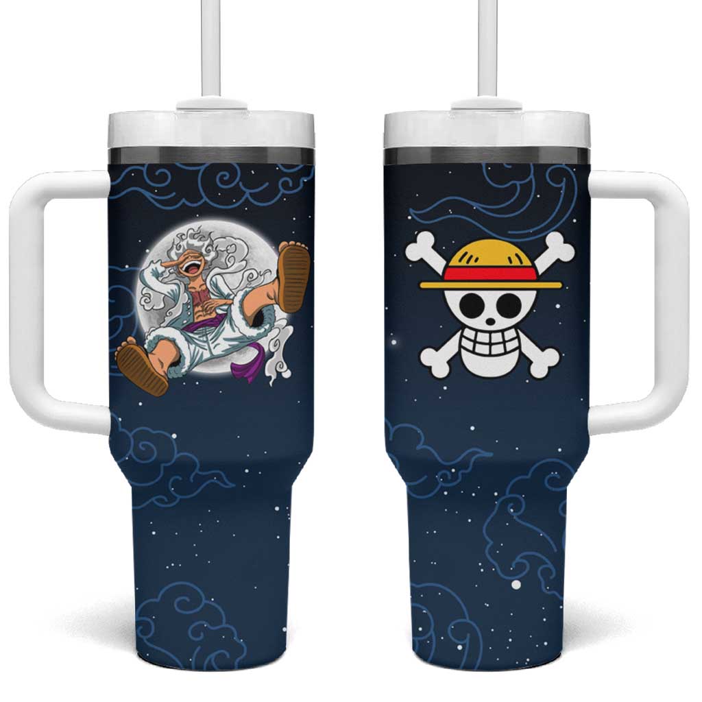 Luffy Gear 5 V2 One Piece Tumbler With Handle Anime Style TS04