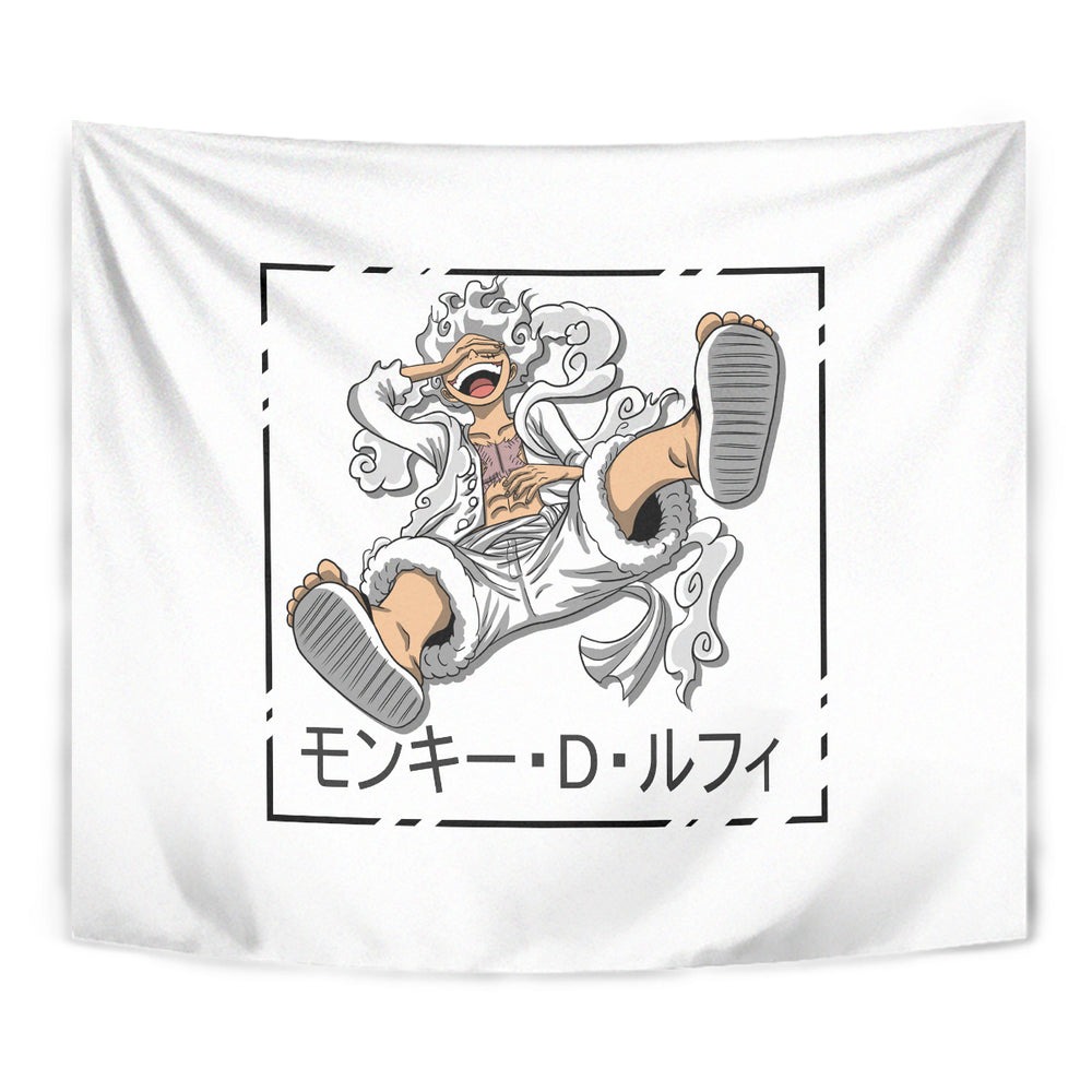 Luffy Gear 5 White Hair One Piece Baseball Jersey