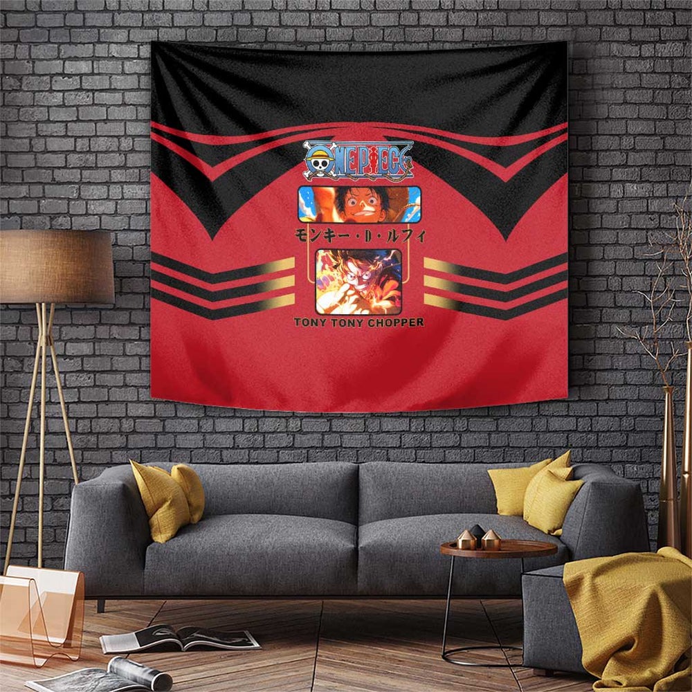 Luffy - One Piece Tapestry Anime Style TS04 Luffy - One Piece Tapestry Anime Style TS04
