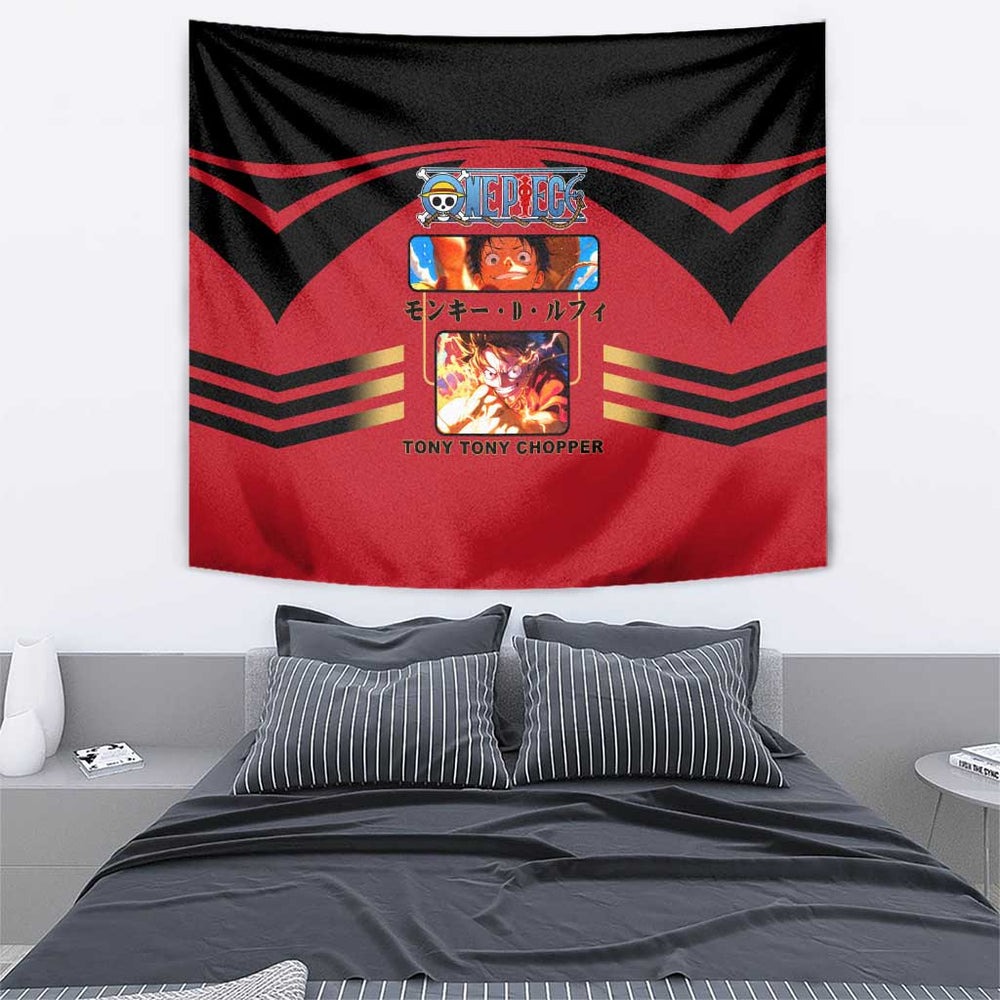 Luffy - One Piece Tapestry Anime Style TS04 Luffy - One Piece Tapestry Anime Style TS04