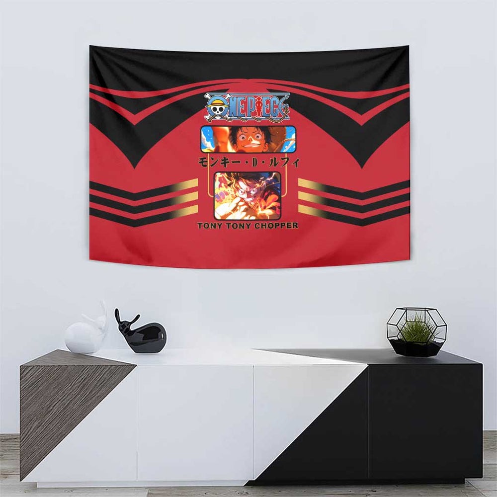 Luffy - One Piece Tapestry Anime Style TS04 Luffy - One Piece Tapestry Anime Style TS04
