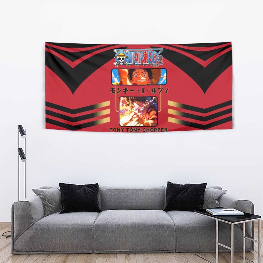Luffy - One Piece Tapestry Anime Style TS04 Luffy - One Piece Tapestry Anime Style TS04