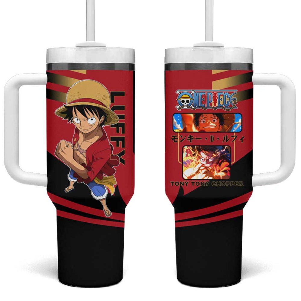Luffy - One Piece Tumbler With Handle Anime Japan Style TS04 Luffy - One Piece Tumbler With Handle Anime Japan Style TS04