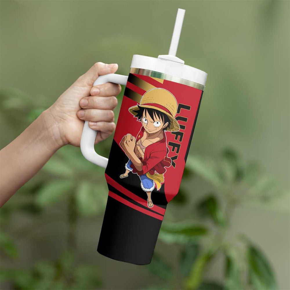 Luffy - One Piece Tumbler With Handle Anime Japan Style TS04 Luffy - One Piece Tumbler With Handle Anime Japan Style TS04