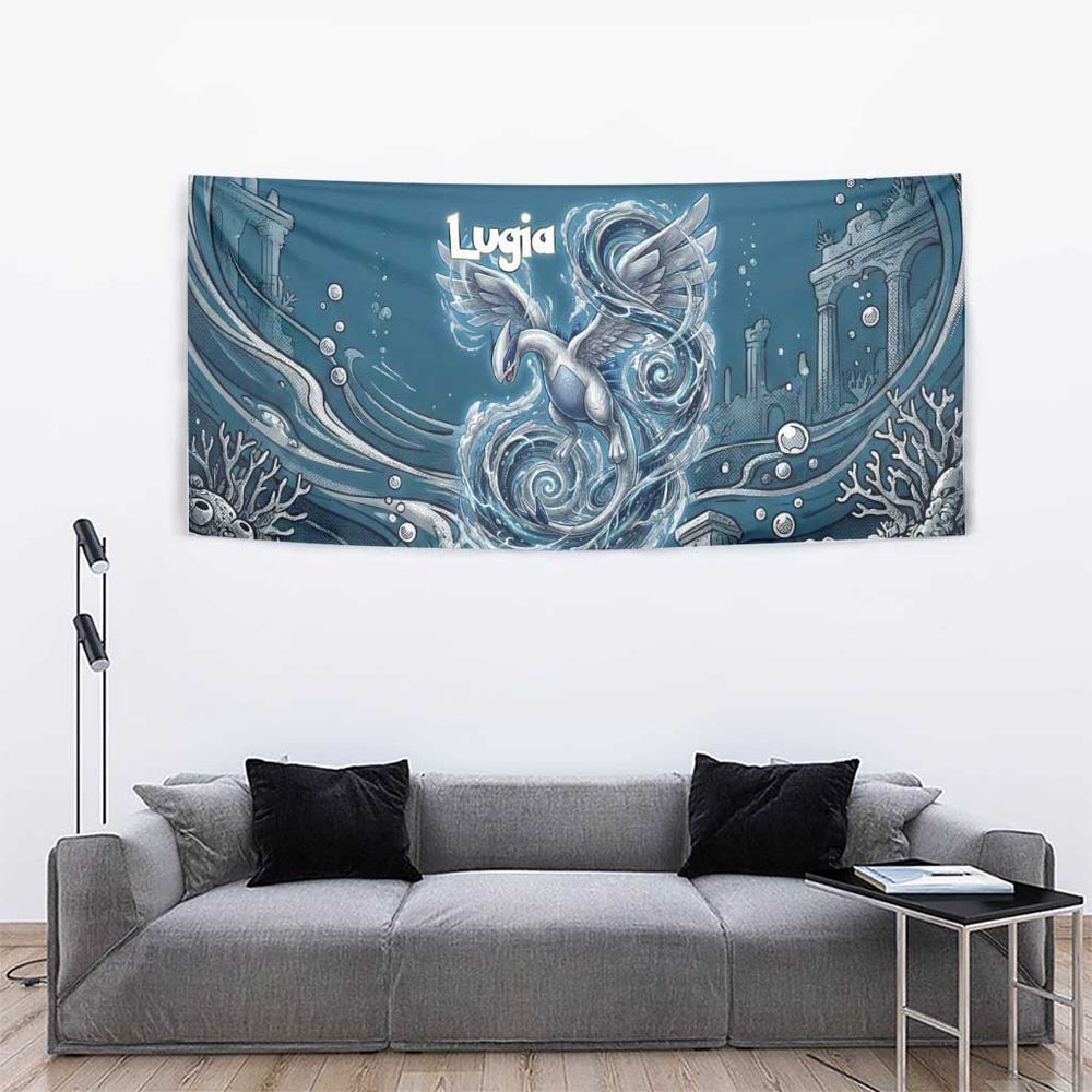 Lugia Legendary Tapestry Lugia in the Lost Underwater Temple TS04 Lugia Legendary Tapestry Lugia in the Lost Underwater Temple TS04