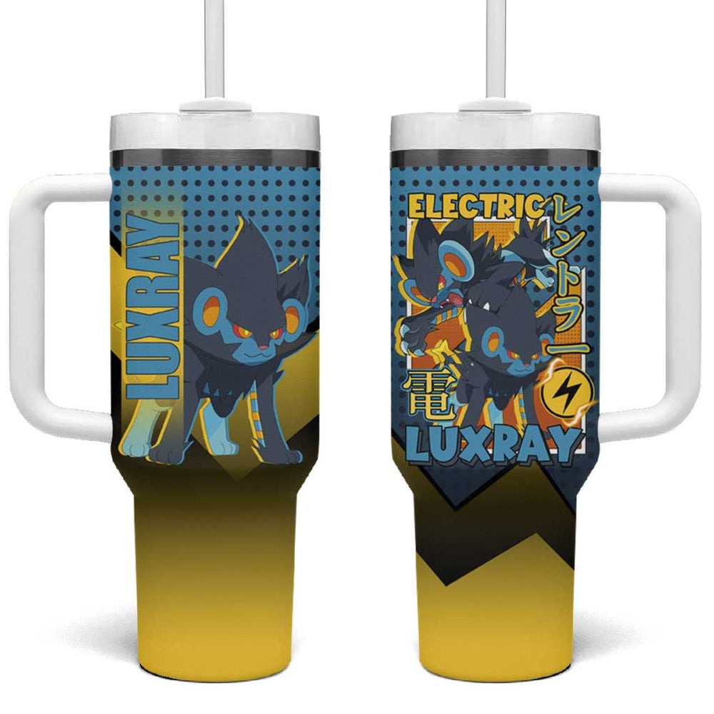 Luxray from Poké Tumbler With Handle with Electric Type Power and Dynamic Pose Design TS04 Luxray from Poké Tumbler With Handle with Electric Type Power and Dynamic Pose Design TS04