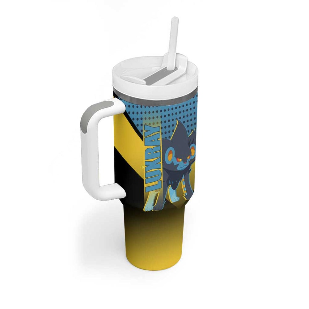 Luxray from Poké Tumbler With Handle with Electric Type Power and Dynamic Pose Design TS04 Luxray from Poké Tumbler With Handle with Electric Type Power and Dynamic Pose Design TS04