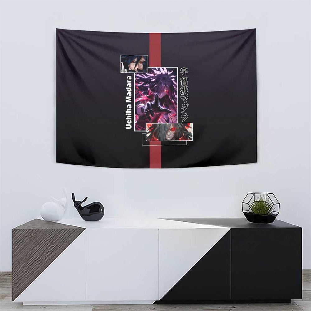 Madara Uchiha - Naruto Tapestry Anime Mix Manga Style TS04 Madara Uchiha - Naruto Tapestry Anime Mix Manga Style TS04