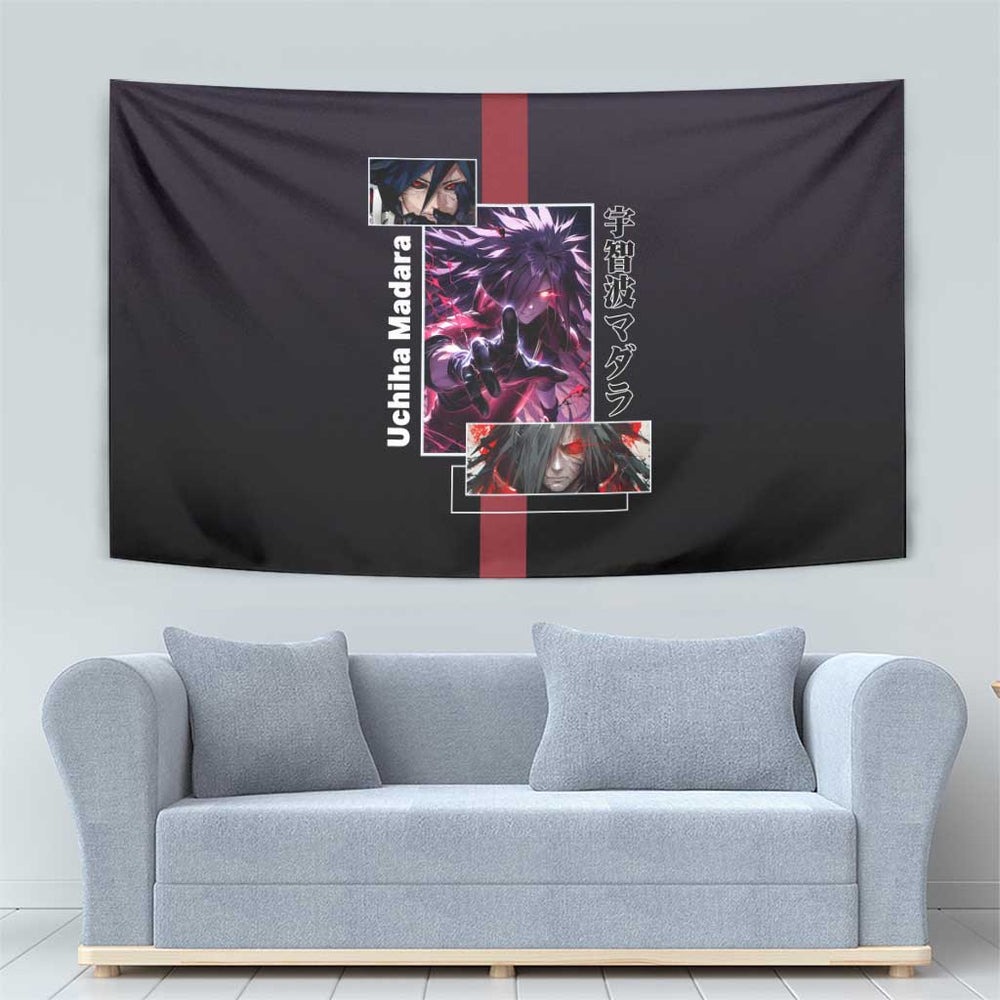 Madara Uchiha - Naruto Tapestry Anime Mix Manga Style TS04 Madara Uchiha - Naruto Tapestry Anime Mix Manga Style TS04