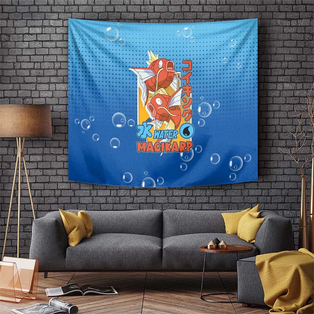 Magikarp from Poké Tapestry with Water Type Power and Splashing Design TS04