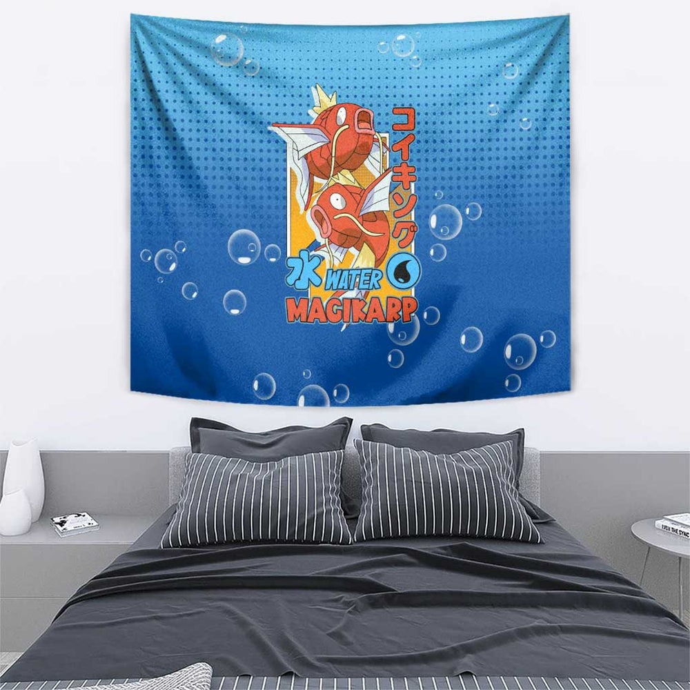 Magikarp from Poké Tapestry with Water Type Power and Splashing Design TS04