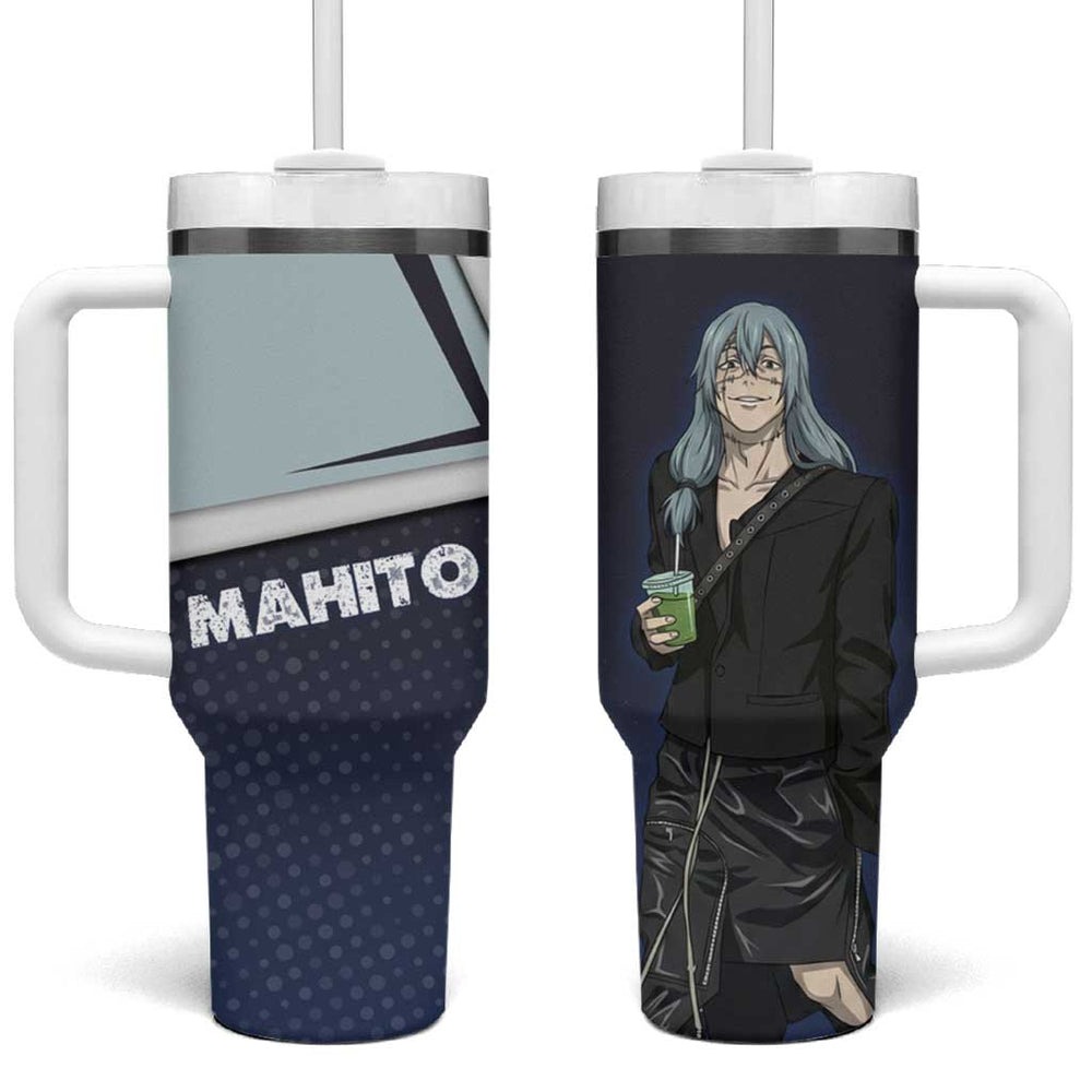 Mahito Tumbler With Handle Stylish Anime Villain Aesthetic TS04 Mahito Tumbler With Handle Stylish Anime Villain Aesthetic TS04