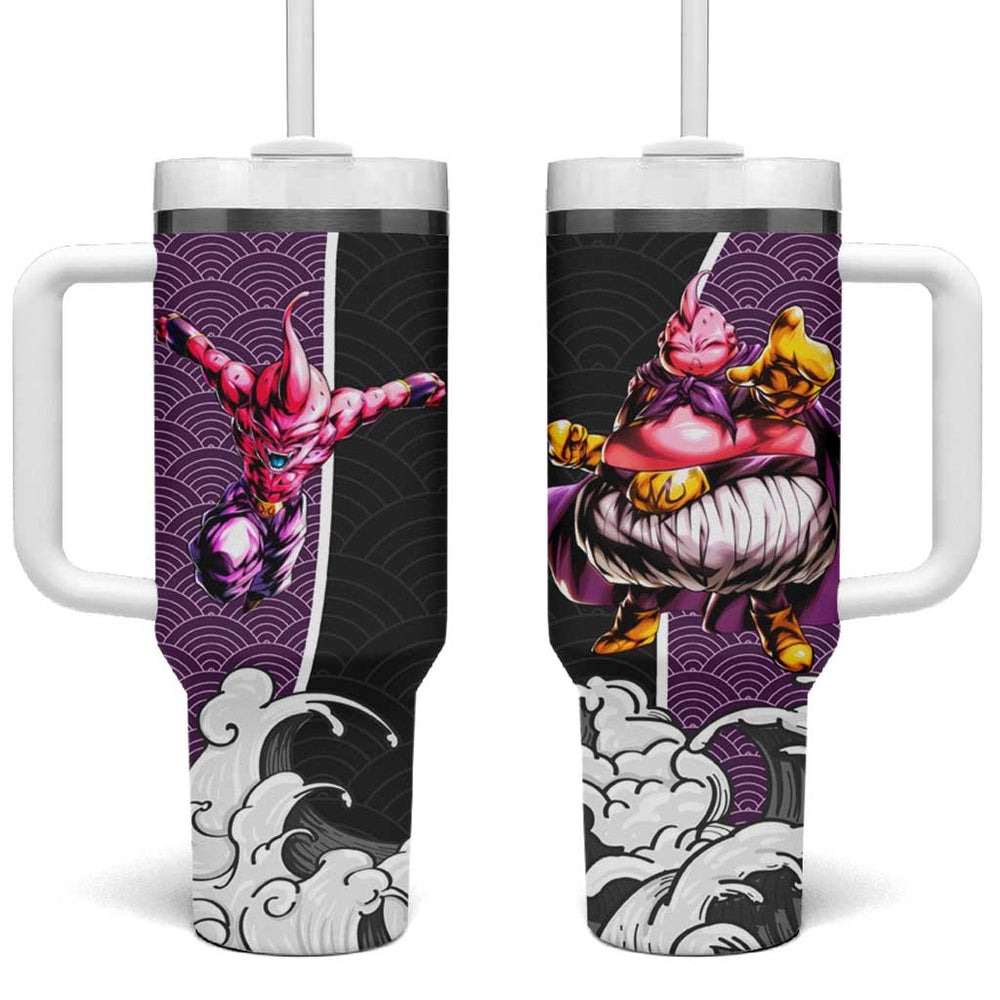 Majin Buu Japanese Kanagawa - Dragon Ball Tumbler With Handle Anime Japan Style TS04 Majin Buu Japanese Kanagawa - Dragon Ball Tumbler With Handle Anime Japan Style TS04