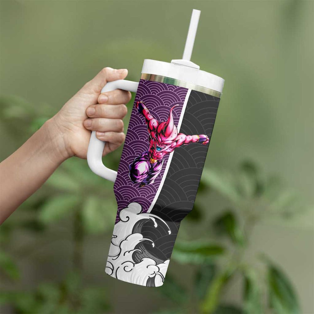 Majin Buu Japanese Kanagawa - Dragon Ball Tumbler With Handle Anime Japan Style TS04 Majin Buu Japanese Kanagawa - Dragon Ball Tumbler With Handle Anime Japan Style TS04