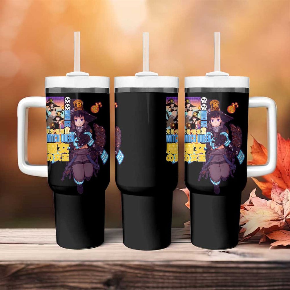 Maki Oze Fire Force Tumbler With Handle Japan Anime Style TS04 Maki Oze Fire Force Tumbler With Handle Japan Anime Style TS04