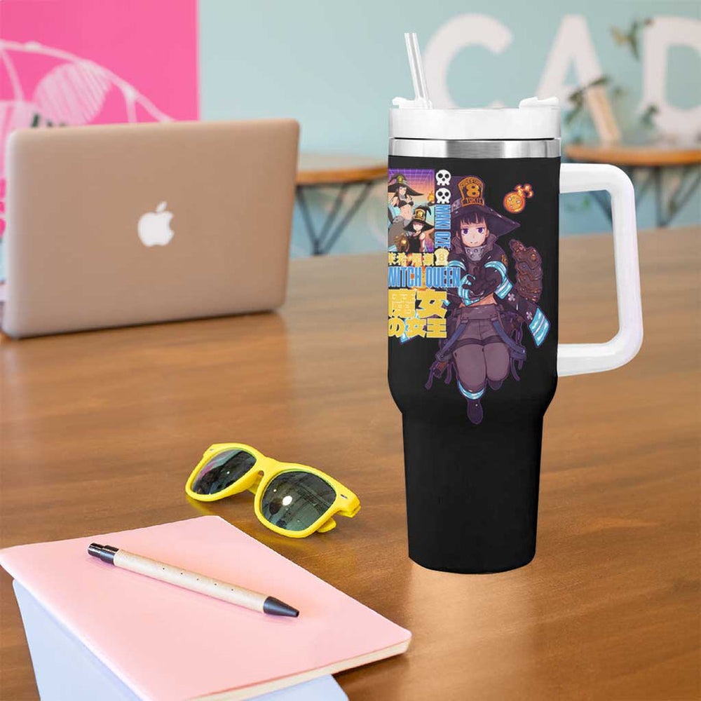 Maki Oze Fire Force Tumbler With Handle Japan Anime Style TS04 Maki Oze Fire Force Tumbler With Handle Japan Anime Style TS04