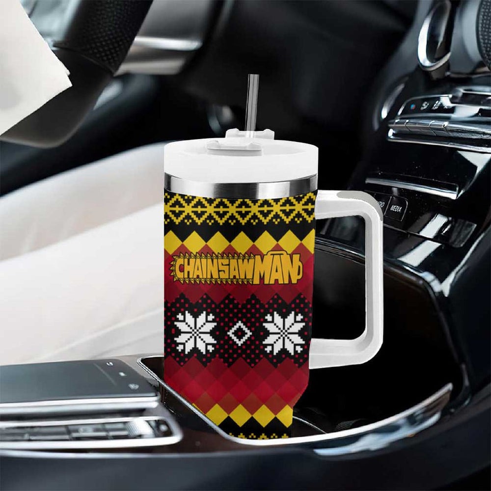 Makima - Chainsaw Man Tumbler With Handle Anime Mix Christmas Style TS04 Makima - Chainsaw Man Tumbler With Handle Anime Mix Christmas Style TS04