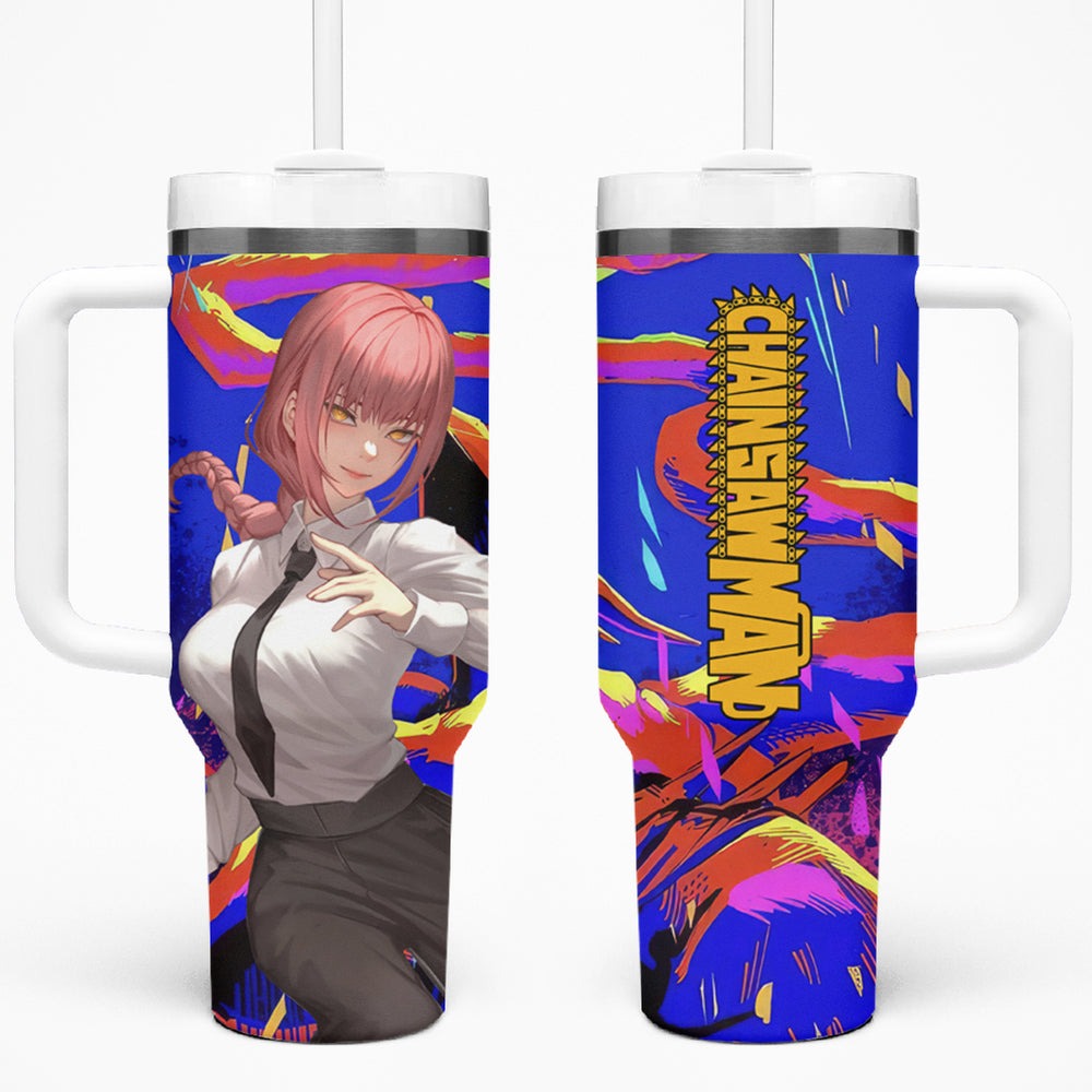 Makima Tumbler With Handle Chainsaw Man TS04 Makima Tumbler With Handle Chainsaw Man TS04