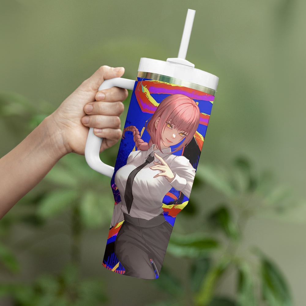Makima Tumbler With Handle Chainsaw Man TS04 Makima Tumbler With Handle Chainsaw Man TS04