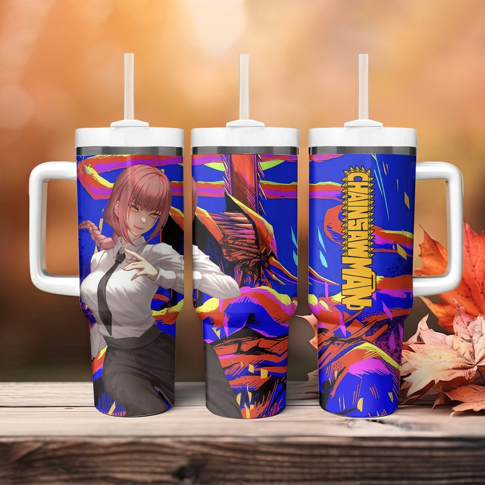 Makima Tumbler With Handle Chainsaw Man TS04 Makima Tumbler With Handle Chainsaw Man TS04