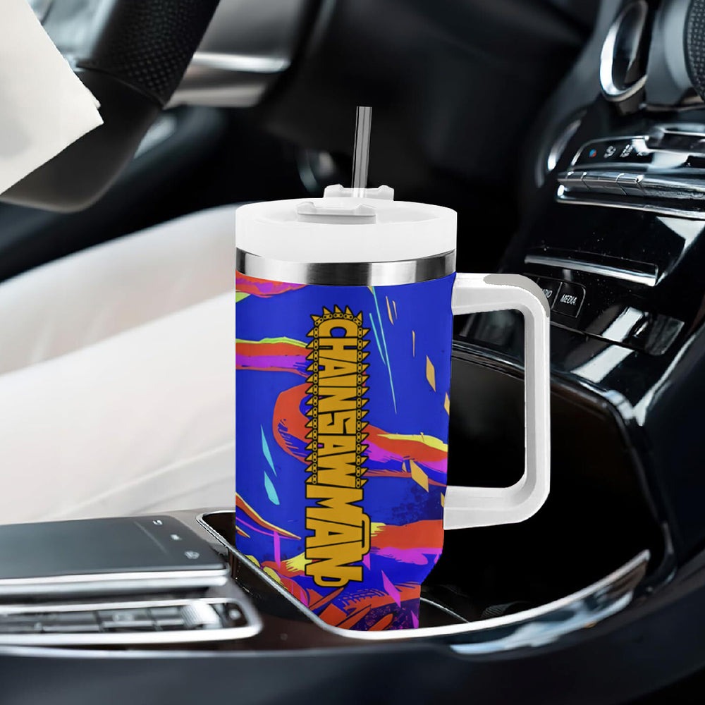 Makima Tumbler With Handle Chainsaw Man TS04 Makima Tumbler With Handle Chainsaw Man TS04