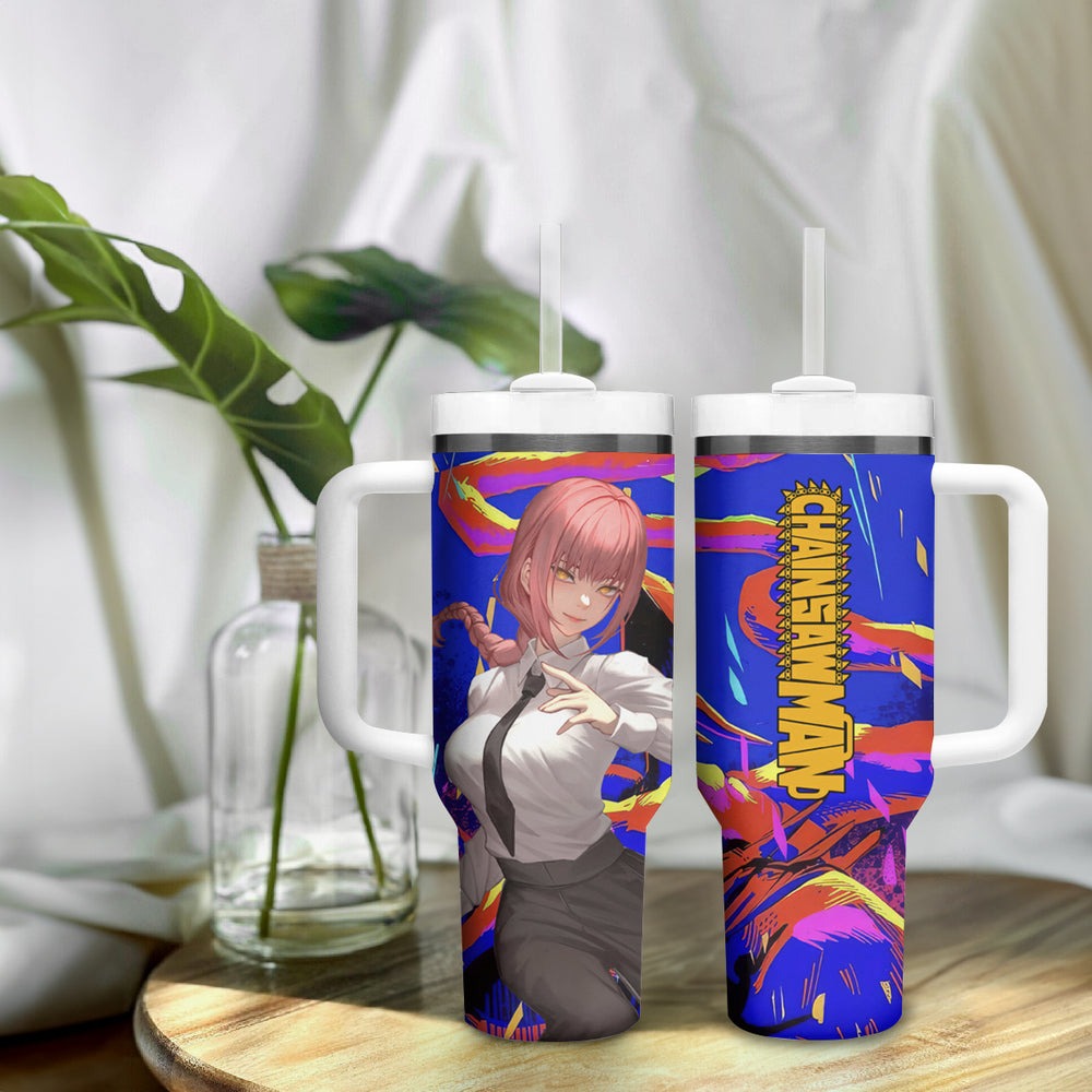 Makima Tumbler With Handle Chainsaw Man TS04 Makima Tumbler With Handle Chainsaw Man TS04
