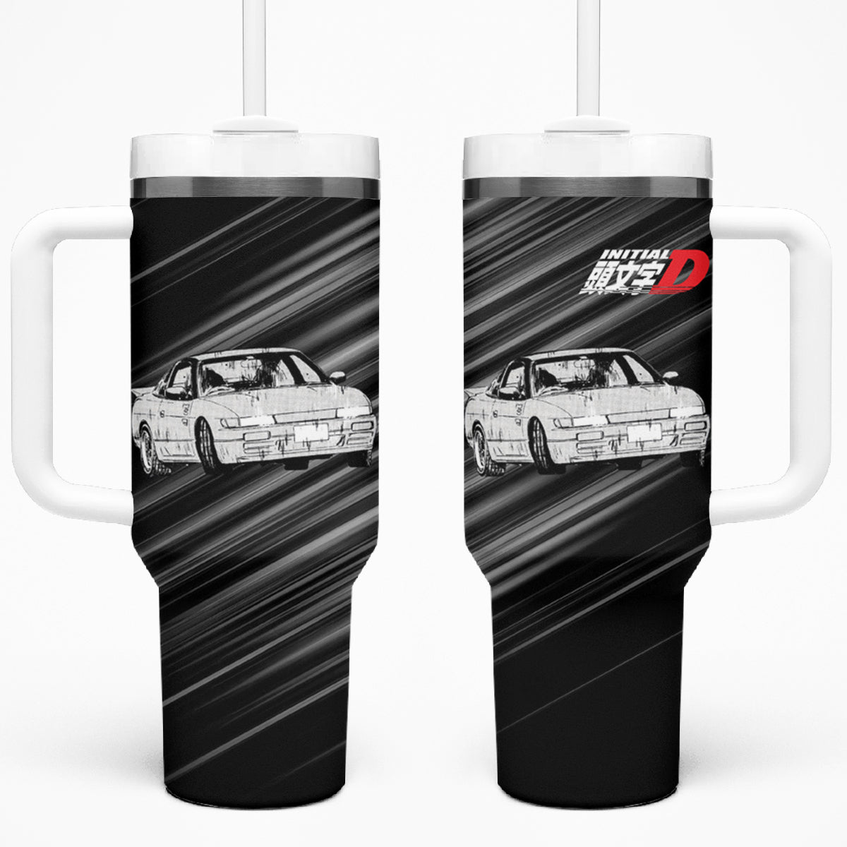 Mako Sato SilEighty Initial D Tumbler With Handle Manga Mix Anime Style TS04