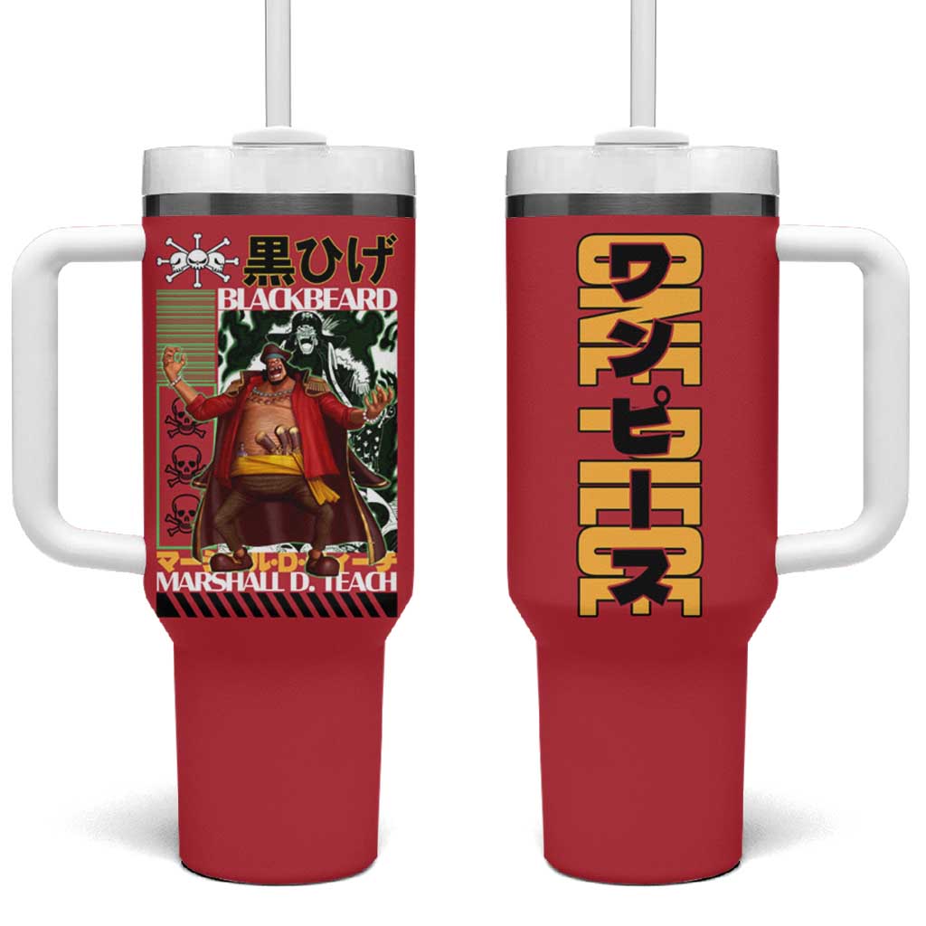 Marshall D. Teach One Piece Tumbler With Handle Japan Anime Style TS04