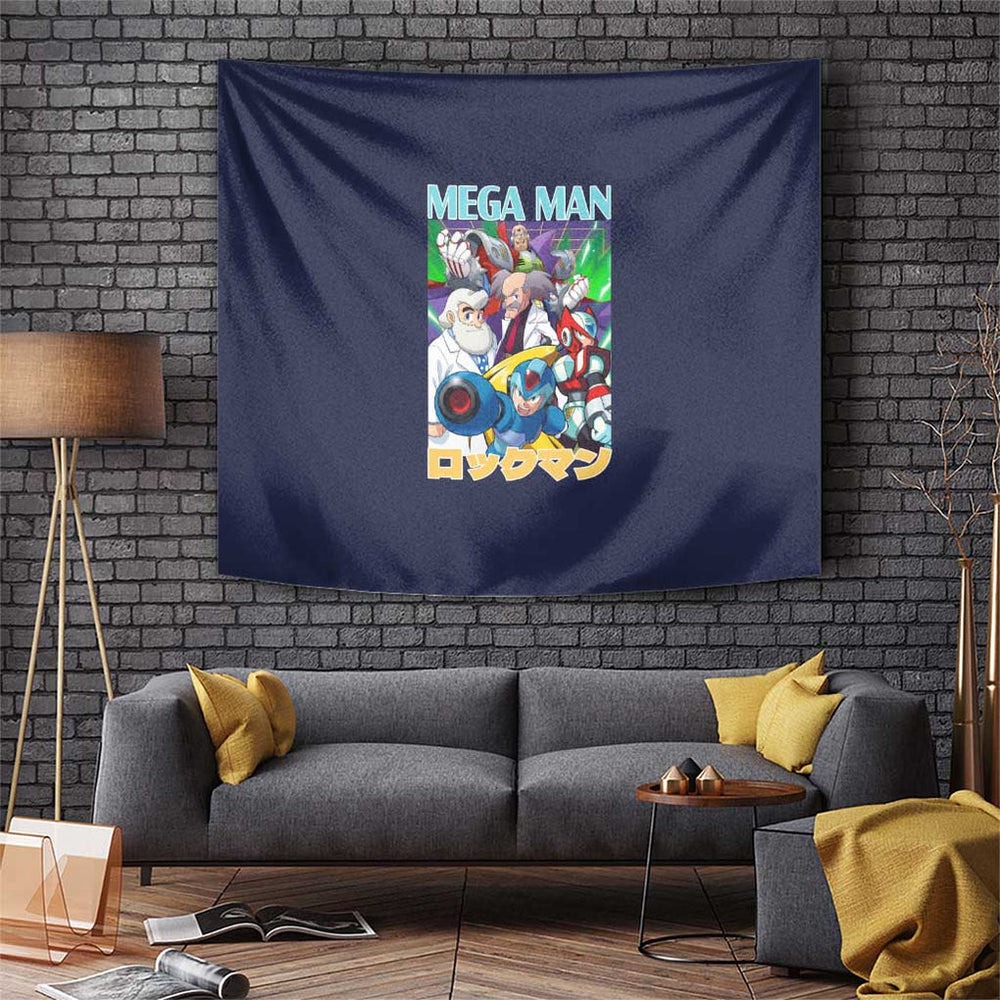 Mega Man Tapestry Anime Style TS04 Mega Man Tapestry Anime Style TS04