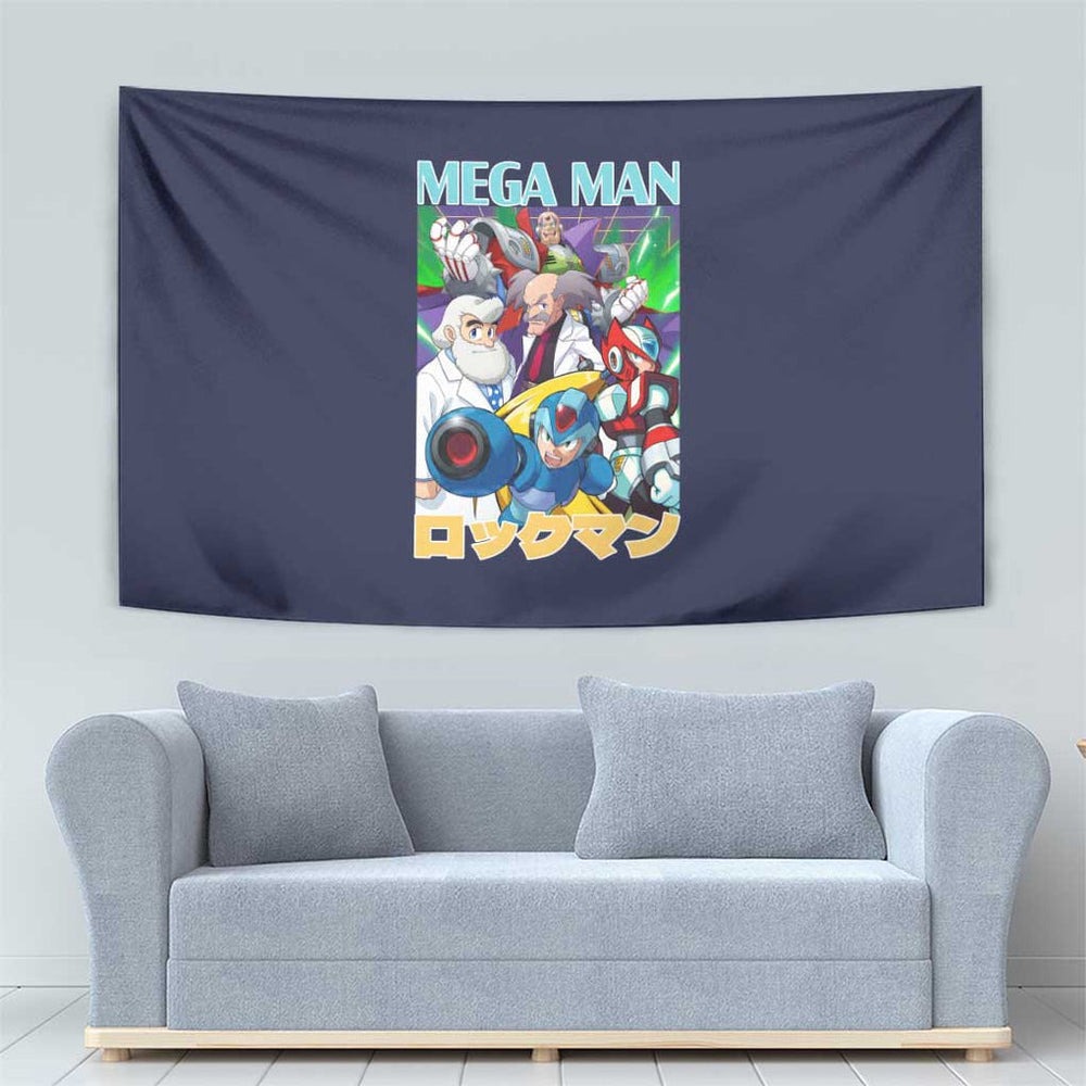 Mega Man Tapestry Anime Style TS04 Mega Man Tapestry Anime Style TS04