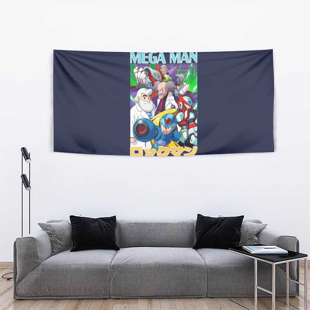 Mega Man Tapestry Anime Style TS04 Mega Man Tapestry Anime Style TS04