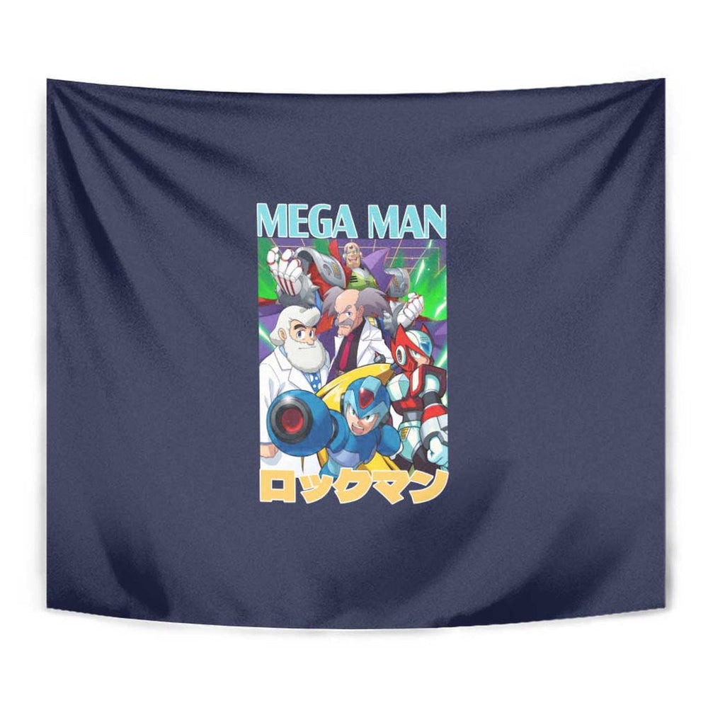 Mega Man Tapestry Anime Style TS04 Mega Man Tapestry Anime Style TS04
