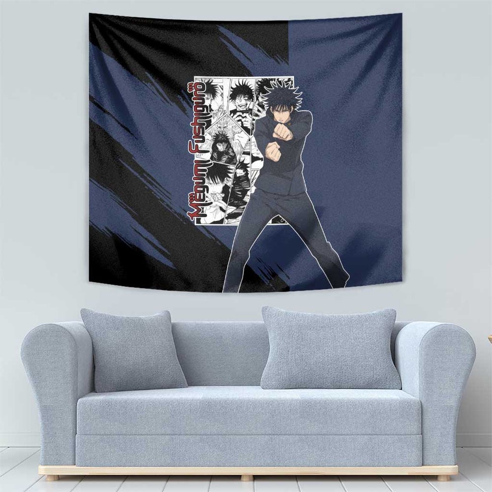 Megumi Fushiguro - Jujustu Kaisen Tumbler With Handle Anime Mix Manga Style TS04 Megumi Fushiguro - Jujustu Kaisen Tumbler With Handle Anime Mix Manga Style TS04