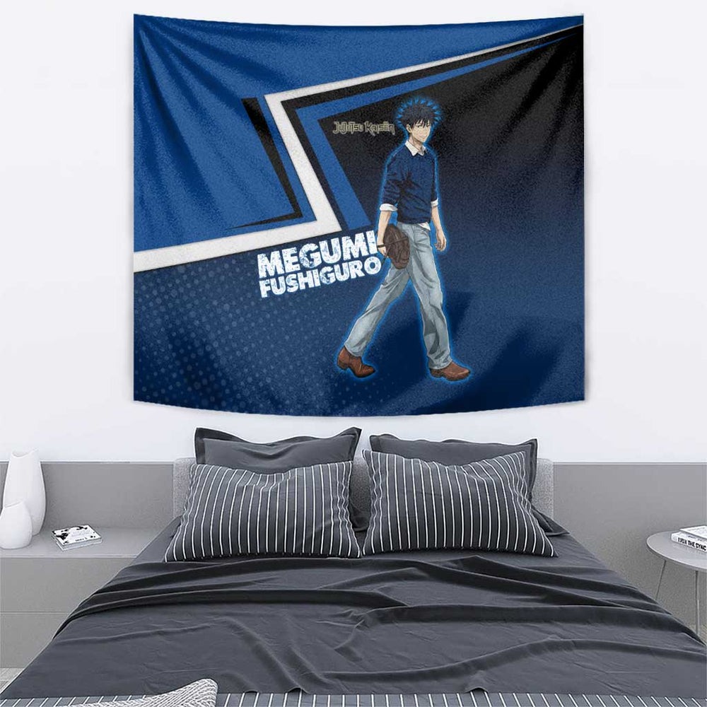 Megumi Fushiguro Tapestry Anime Pop Art Style TS04 Megumi Fushiguro Tapestry Anime Pop Art Style TS04