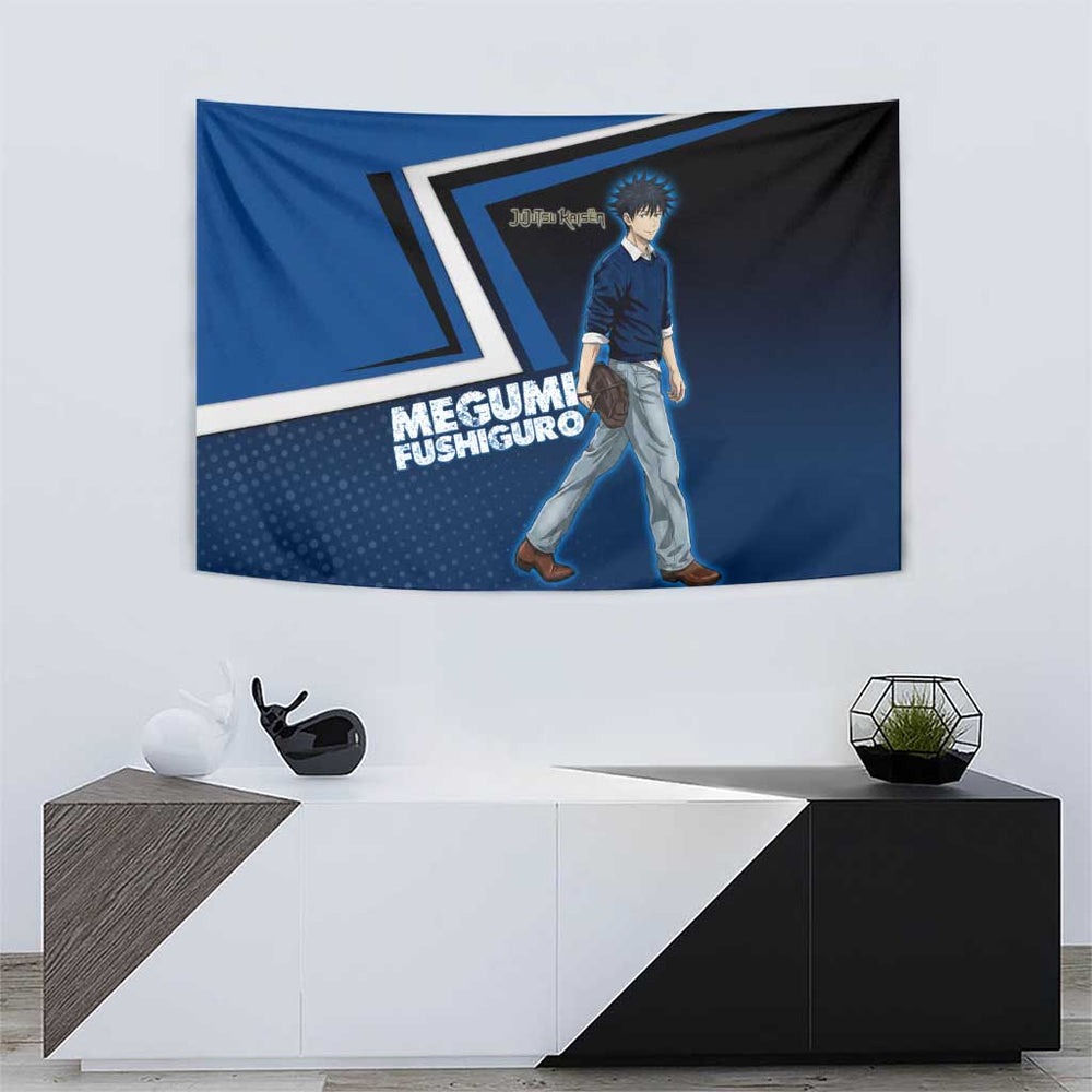 Megumi Fushiguro Tapestry Anime Pop Art Style TS04 Megumi Fushiguro Tapestry Anime Pop Art Style TS04