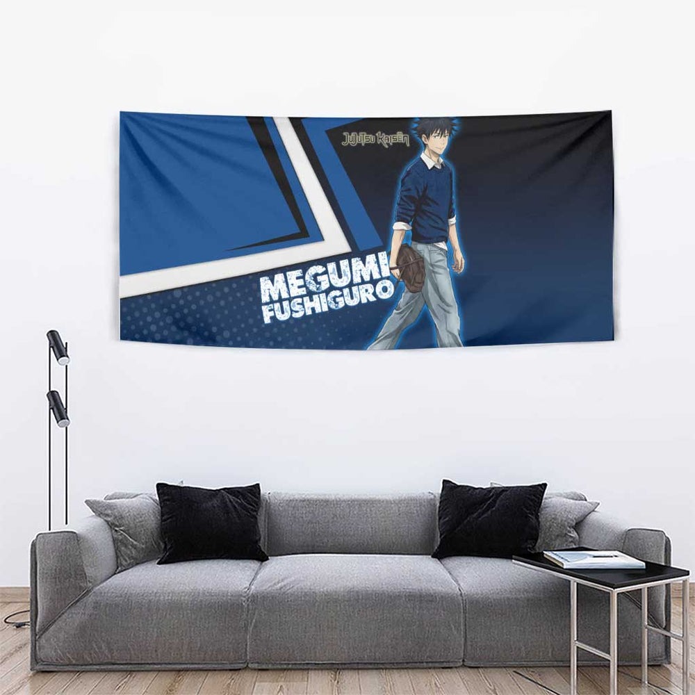 Megumi Fushiguro Tapestry Anime Pop Art Style TS04 Megumi Fushiguro Tapestry Anime Pop Art Style TS04