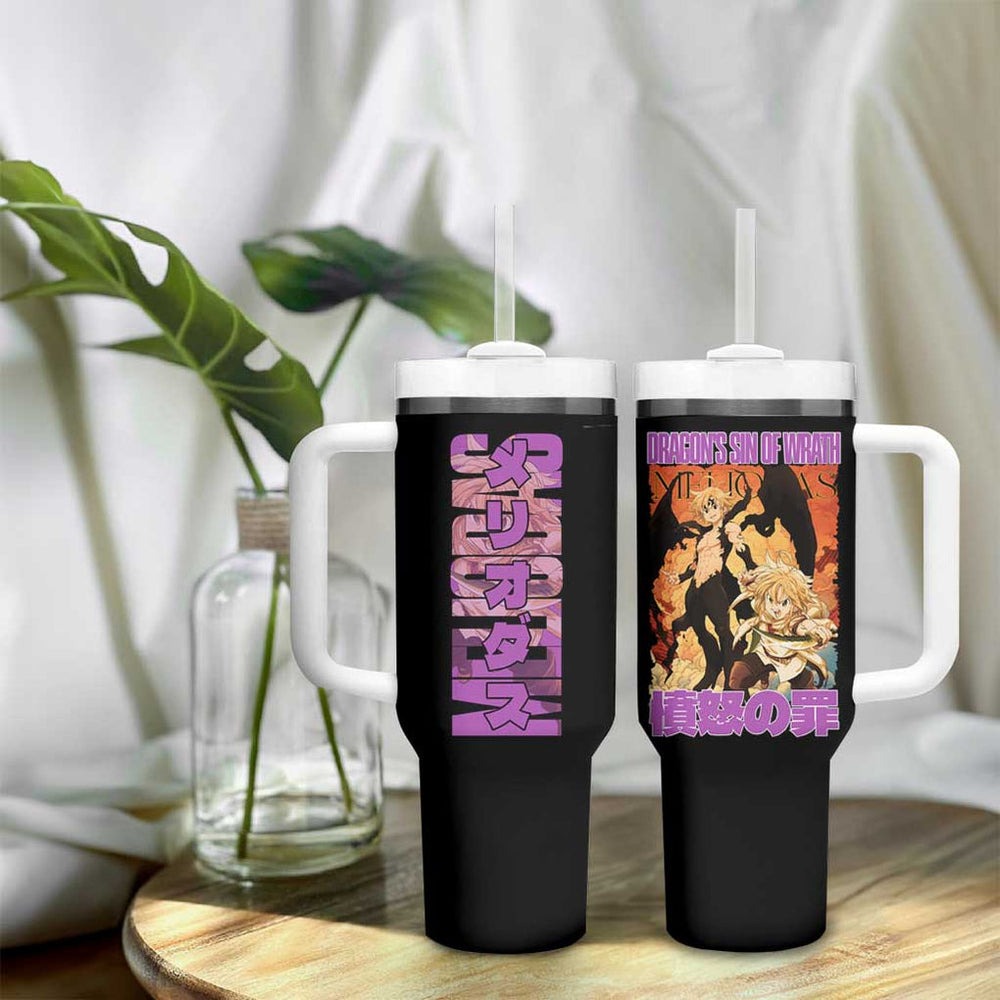 Meliodas Seven Deadly Sins Tumbler With Handle Anime Style TS04 Meliodas Seven Deadly Sins Tumbler With Handle Anime Style TS04