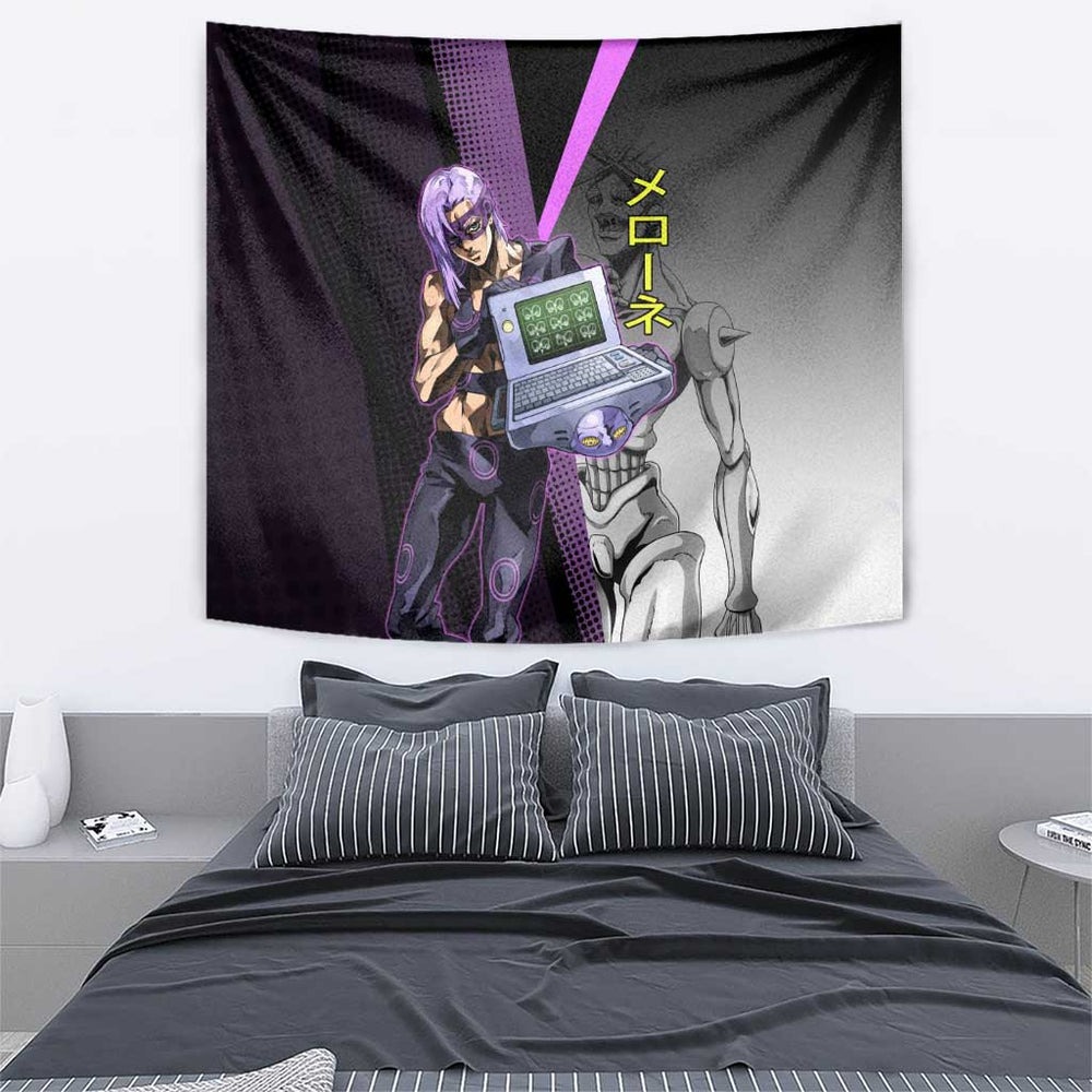 Melone JoJos Bizarre Adventure Tumbler With Handle with Laptop-Featured Stand Display TS04 Melone JoJos Bizarre Adventure Tumbler With Handle with Laptop-Featured Stand Display TS04