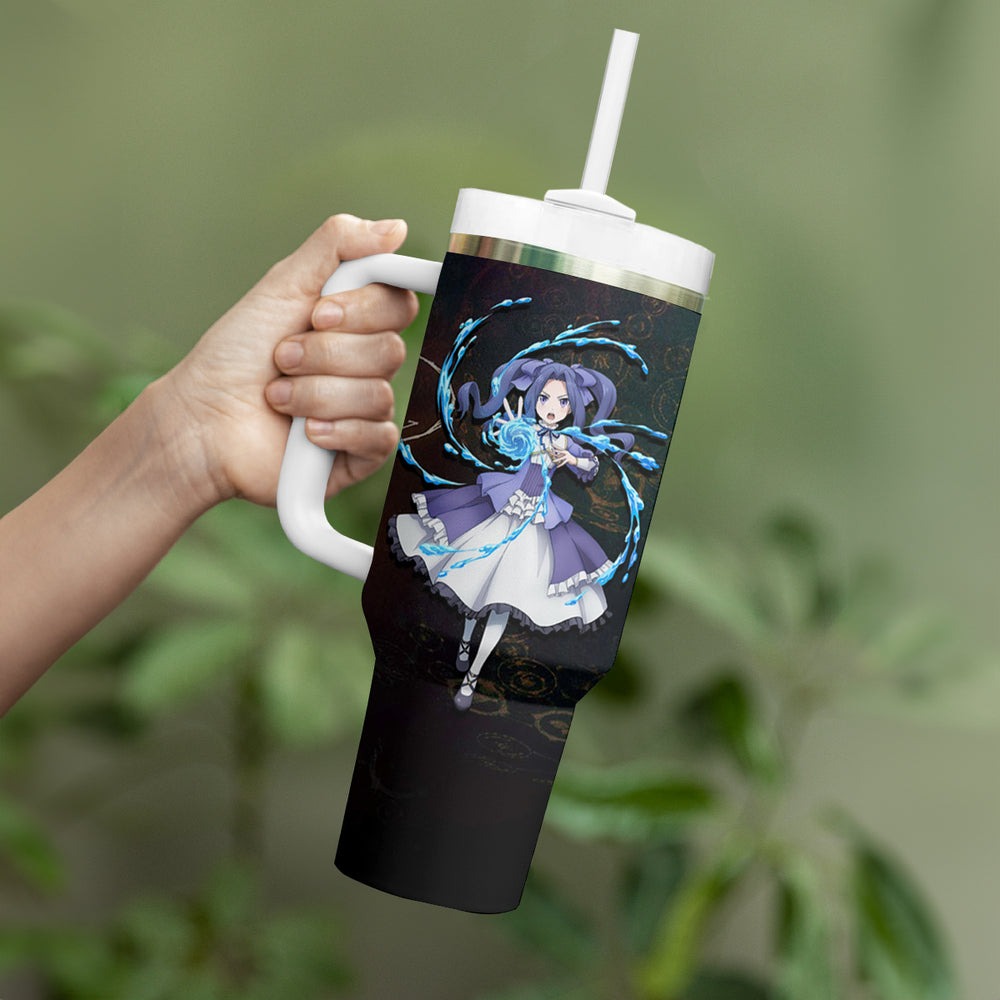 Melty Q Melromarc Rising Of The Shield Hero Tumbler With Handle Anime Style TS04 Melty Q Melromarc Rising Of The Shield Hero Tumbler With Handle Anime Style TS04